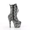 Pleaser - ADORE1040SPF Bottes de plateforme, Pole dance chaussures - Couleur argent Product image
